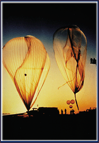 weather balloon image from NCAR