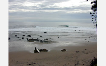 Coal Oil Point (also called Devereux Point) as the tide is ebbing