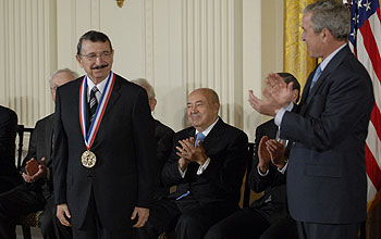 Photo of 2007 National Medal of Science Awardee Mostafa A. El-Sayed.