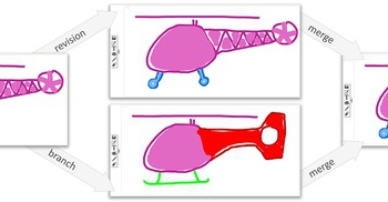 Concept sketches of a toy helicopter in skWiki