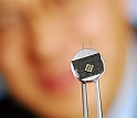 A prototype DC nanogenerator was fabricated using an array of zinc oxide nanowires.