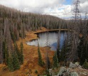 View of Lake Eileen in Colorado