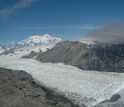 A glacier in Icy Bay, Alaska