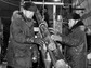 Engineers pull up a section of the 4,560-foot-long ice core at Camp Century in the 1960s.