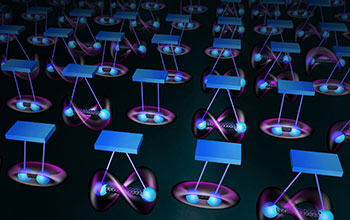 Pairs of vibrating qubits