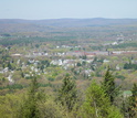 Development in Massachusetts surrounded by forest