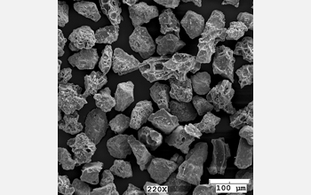 An SEM of an ash particle, collected following the volcanic eruptioin of Mount Redoubt in Alaska