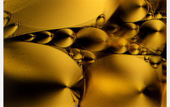 Polarizing microscope texture of a smectic A liquid crystal