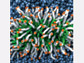 Snapshot of a self-assembled elongated micelle of non-ionic surfactant molecules
