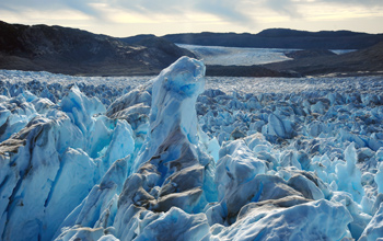 The glacier Sermeq Avangnardleq