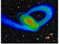 Simulation showing impact of the Sagittarius Galaxy on the disk of Milky Way
