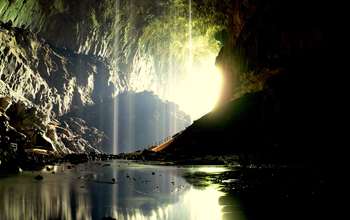 Entrance to Deer Cave in Gunung Mulu National Park, Borneo