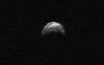 Image of Asteroid 2005 YU55 observed by Arecibo Telescope.