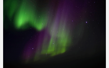 <em>Aurora australis</em> ("southern lights") at the South Pole