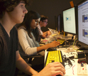 students working on computers