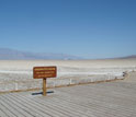 spring at Badwater Basin, Death Valley National Park, where BW-1 was found.