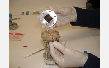 Wafer Test Fixture that the researchers used to test the new porous-silicon diode