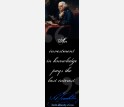 This bookmark announces the ben.clusty.com website and features Benjamin Franklin (by David Martin)