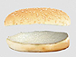 Photo of a hamburger bun