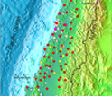 Seismometers and other instruments have been installed in the quake's rupture region.