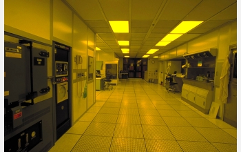 A Class 1000 "clean room" facility at the Georgia Tech Center for Low Cost Electronics PRC