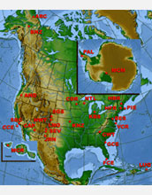 NSF's network of 26 LTER sites includes ecosystems from forest to tundra to grassland to ocean.