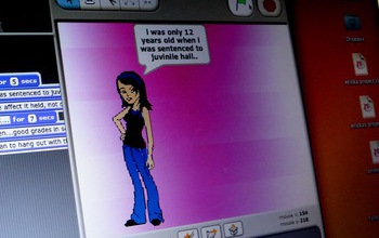 screenshot showing a CompuGirls produced application