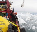 Researchers on vessel working to keep away ice