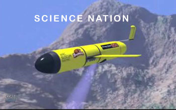 Glider and text Science Nation