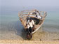 Photo of a boat on the shoreline of Lake Tanganyika.