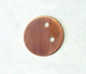 Photo of copper coupons showing progressive affects from filtering corrosive gasses from the air.