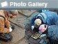 hoto of excavation site and the words Photo Gallery.