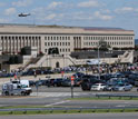Photo of the damaged Pentagon building from the August, 2011 earthquake.