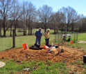 Owners looking in the vault containing a Transportable Array station.