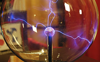 Plasma ball exhibit at ESTEME Week