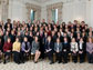 Photo of President Obama psing with mathematics and science teachers honored on Jan. 6, 2010.