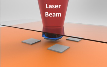 Illustration of Laser micro-transfer printing