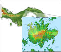 Map showing the location of Barro Colorado Island, Panama.