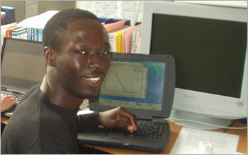 NSF and the Ford Motor Company Fund have provided funding for Mr. Kumah and other undergraduates at