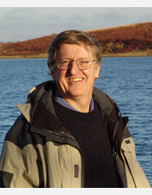 geographer Michael Goodchild smiling outdoors