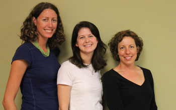 The Parasite Ladies, three graduate students in ecology