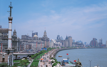 Photo of Shanghai waterside.