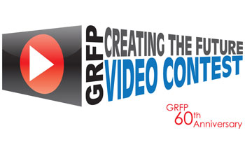 GRFP video contest logo.