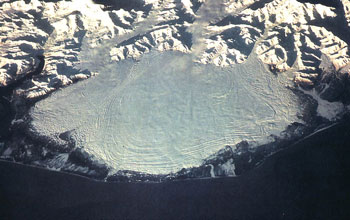 Malaspina Glacier as seen from space