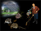 illustration depicting that contact with rodents and their waste puts humans at risk for exposure to hantavirus