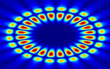 Cross section view of a whispering gallery mode