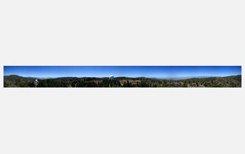 A 360-degree view of Palomar Observatory and surroundings