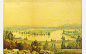 View of the Oxbow, by Henry Woodward, 1859.