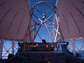 The Gemini North Telescope under full moonlight