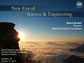 Image showing a sunrise and the words new era of science and engineering